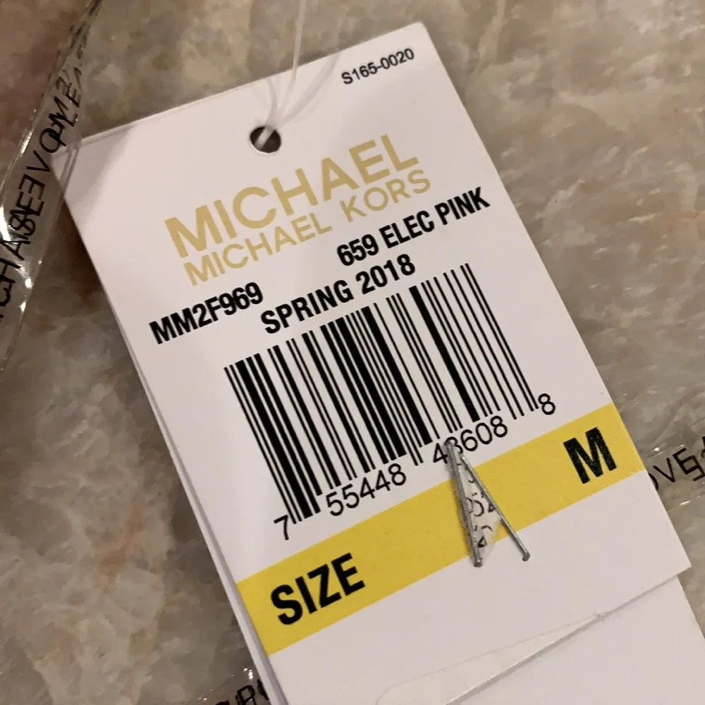 NWT Michael Michael Kors Striped‎ High-Neck Halter